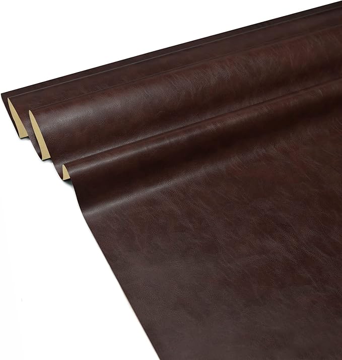 Leather Repair Patch Kit 25 x 50 Inches, 6 Sizes 75 Colors Available, SelfAdhesive