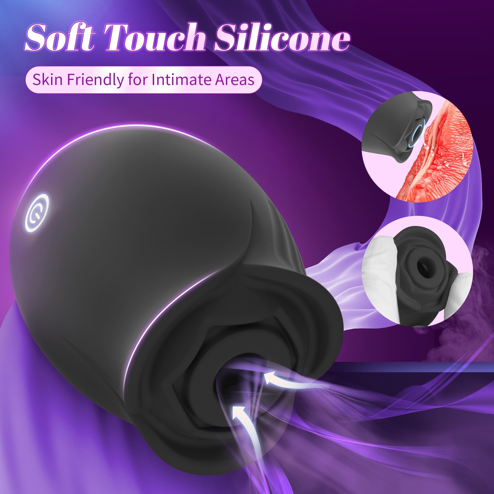 Rose Sex Toy Dildo Vibrator - Rose Toy Adult Toys Sucking Vibrator Nipple Sucker (): Blackrose