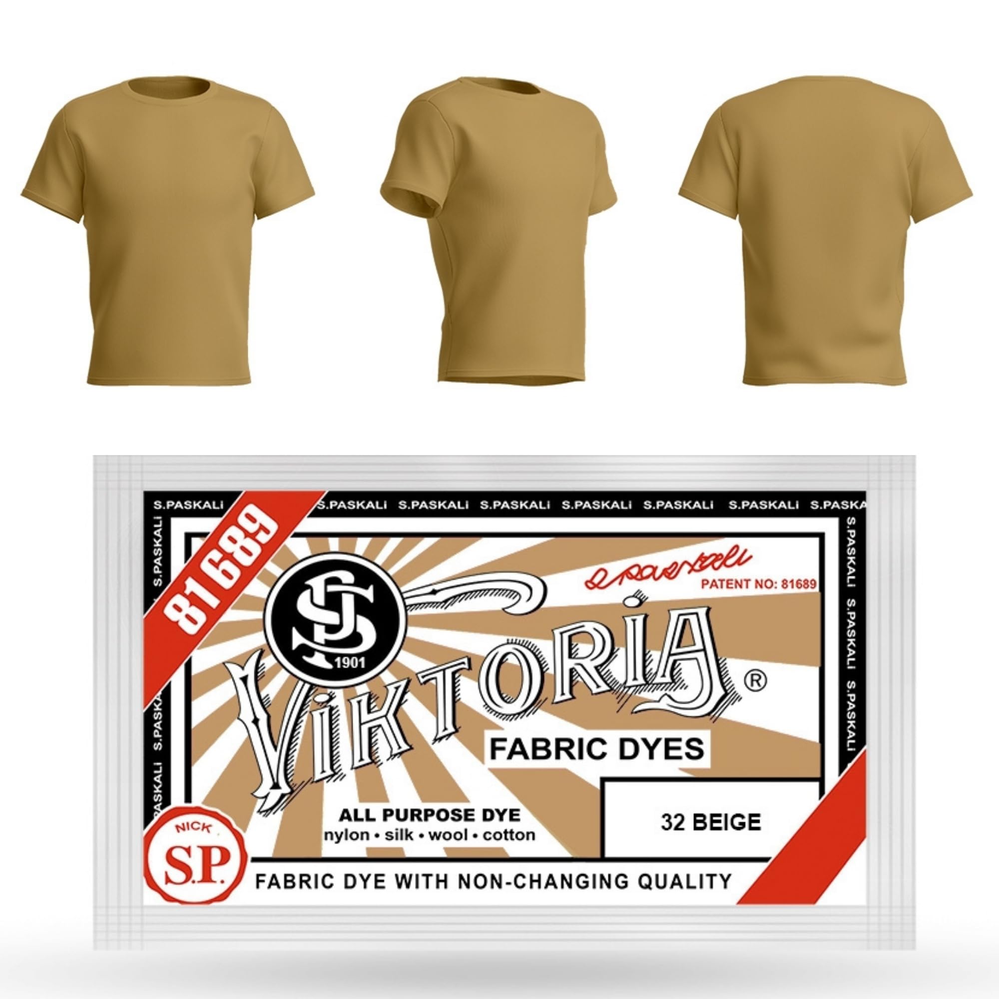 VIKTORIA Textilfarbe waschmaschinenfest (59 FARBEN) - stofffarbe, färbemittel textilien, stofffarben waschfest, textil farbe, kleidung färben