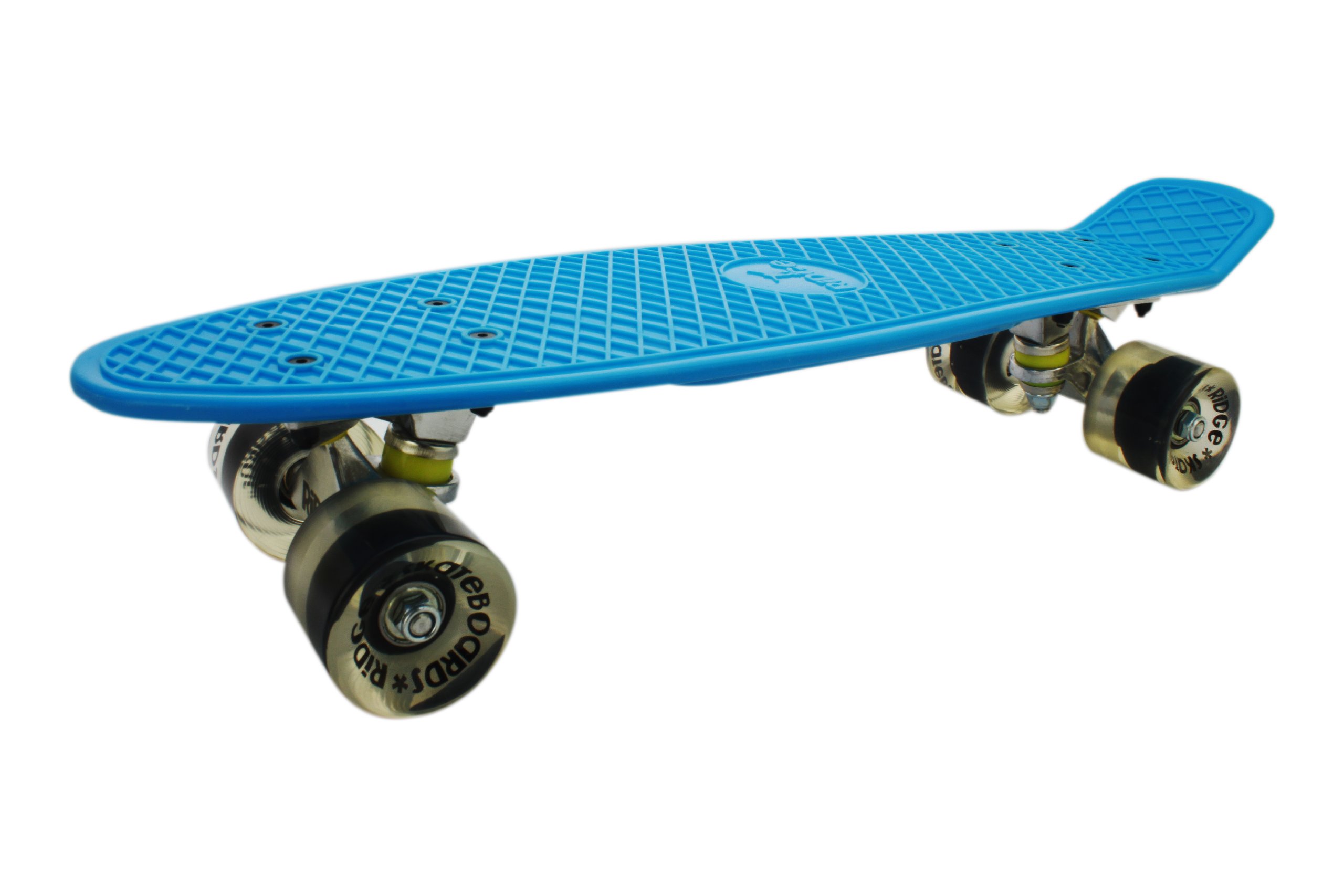 Ridge Retro 27 Skateboard complet Bleu/Transparent 27'' x 7,5'' - 69 cm