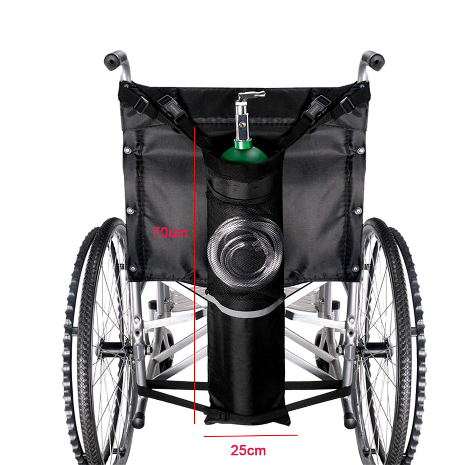 Amazon.co.jp: 酸素ボンベホルダー 車椅子にフィット 酸素ボンベバッグ