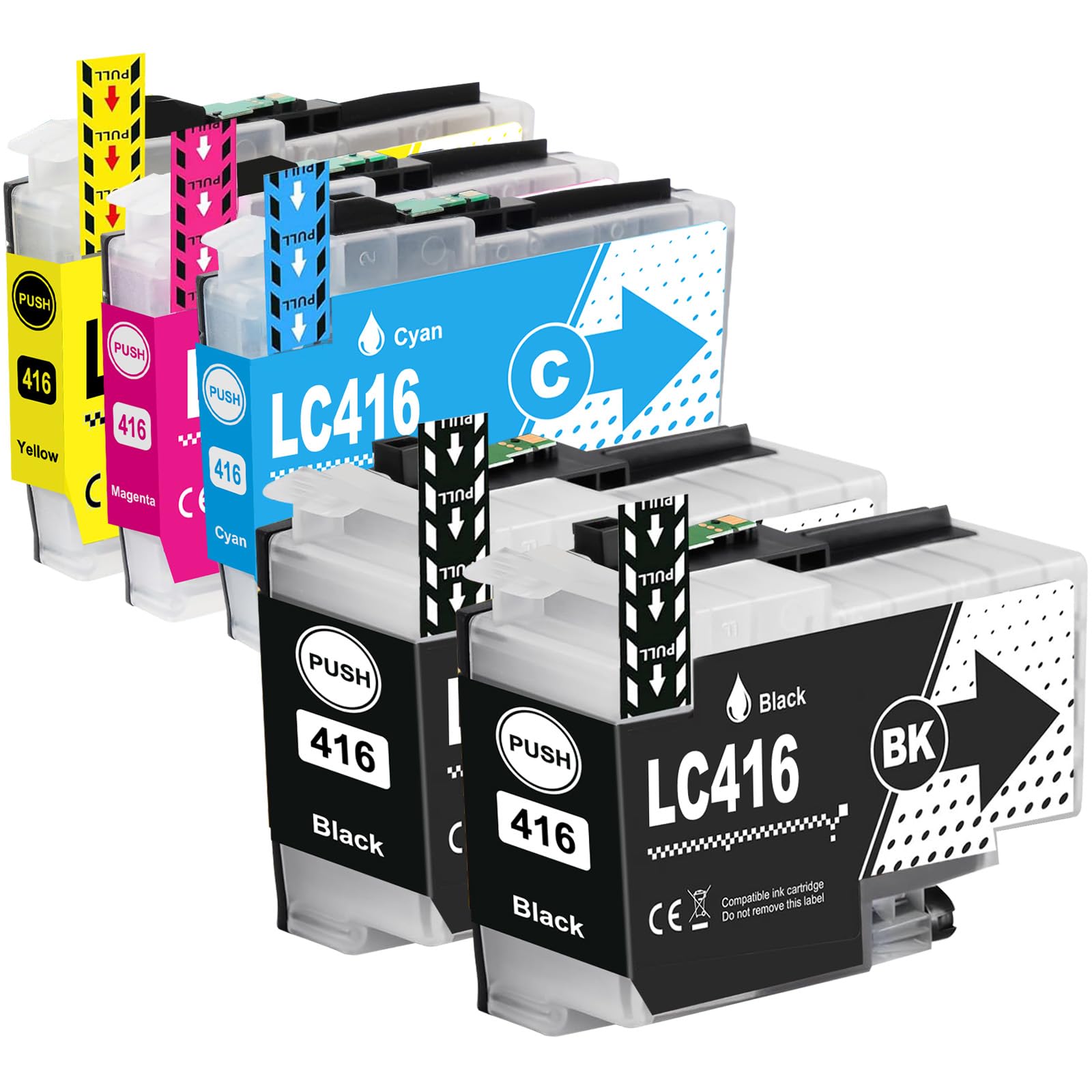 LC416インク互換[LC416-4PK + LC416BK合計5セット]対応B…