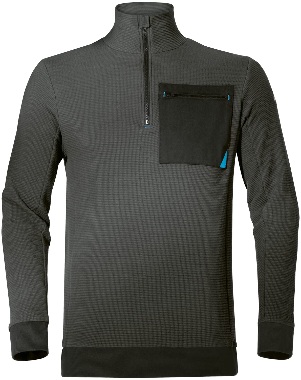 Uvex Maglione da Lavoro in Maglia Tune-Up con Taschino per Uomo (Grigio Scuro, S)