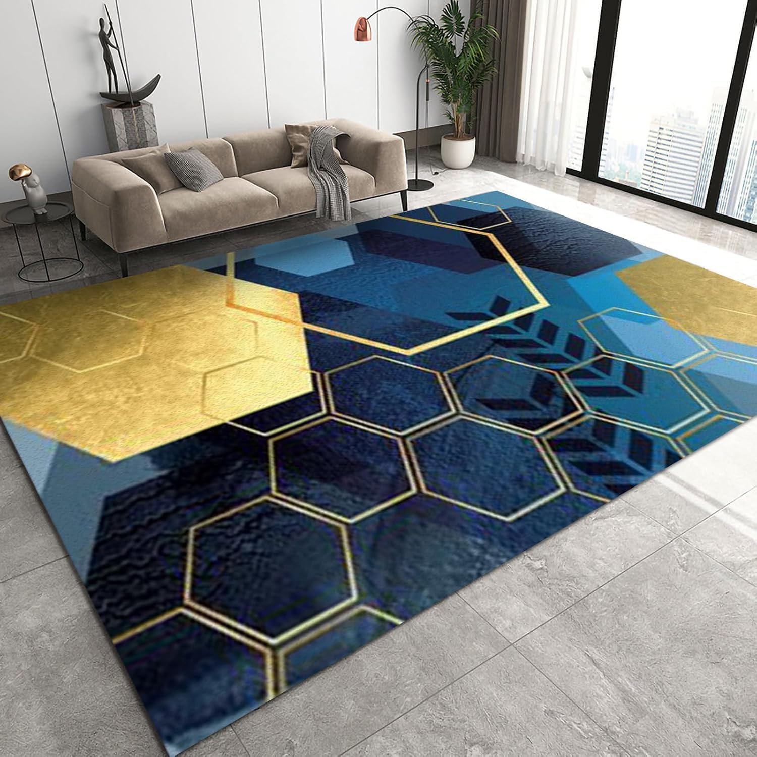 Girl'S Bedroom Carpets 3D Printed Abstract Geometric Texture With Stripes Carpet Girly Room Floor Decorative Large Rugs Cartoon Kids Room Play Crawl Mat Flannel Memory Foam Area Rug For-3304602629001
