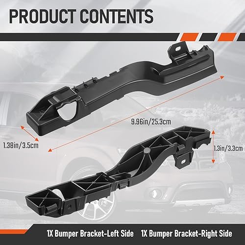 Miniatura 4 de ACLONG Juego de soportes de parachoques delantero izquierdo y derecho compatible con Dodge Journey 2009 2010 2011 2012 2013 2014 2015 2016 2017