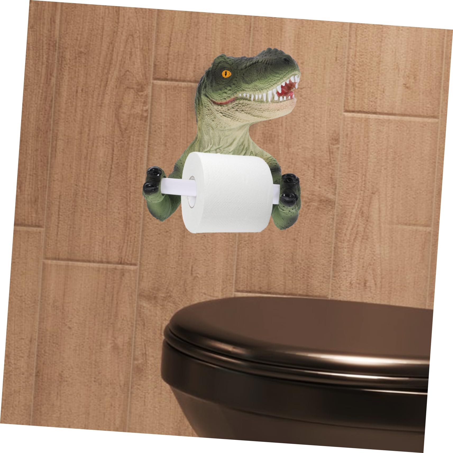 Portarrollos Higiénico Diseño Divertido Adhesivo Decoración Baño