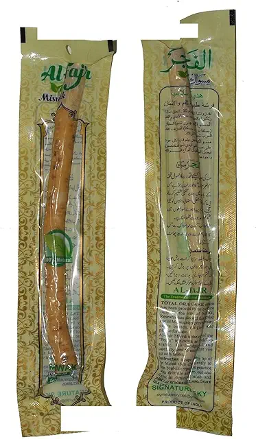 Natural Herbal Miswak Stick Pack of 10 - Miswak Voordelen for Healthy Teeth