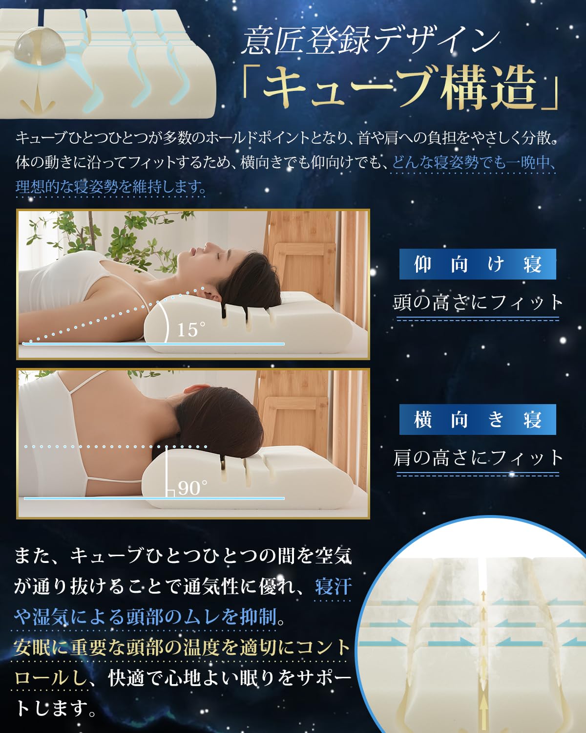 枕 首が痛くならない 低反発 まくら【特許取得のCNCカット エアモーション枕】 Amazon｜fuwawa 枕 首が痛くならない 低反発 高め 低め まくら【特許