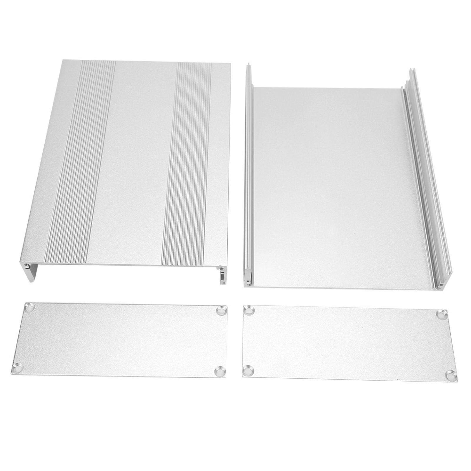 Boîte de Jonction, 54 * 145 * 200mm Boitier Electronique, Boîtier aluminium, Boîtier de refroidissement d'instruments, Boîtier de projet pour les équipements électriques intérieure et extérieure