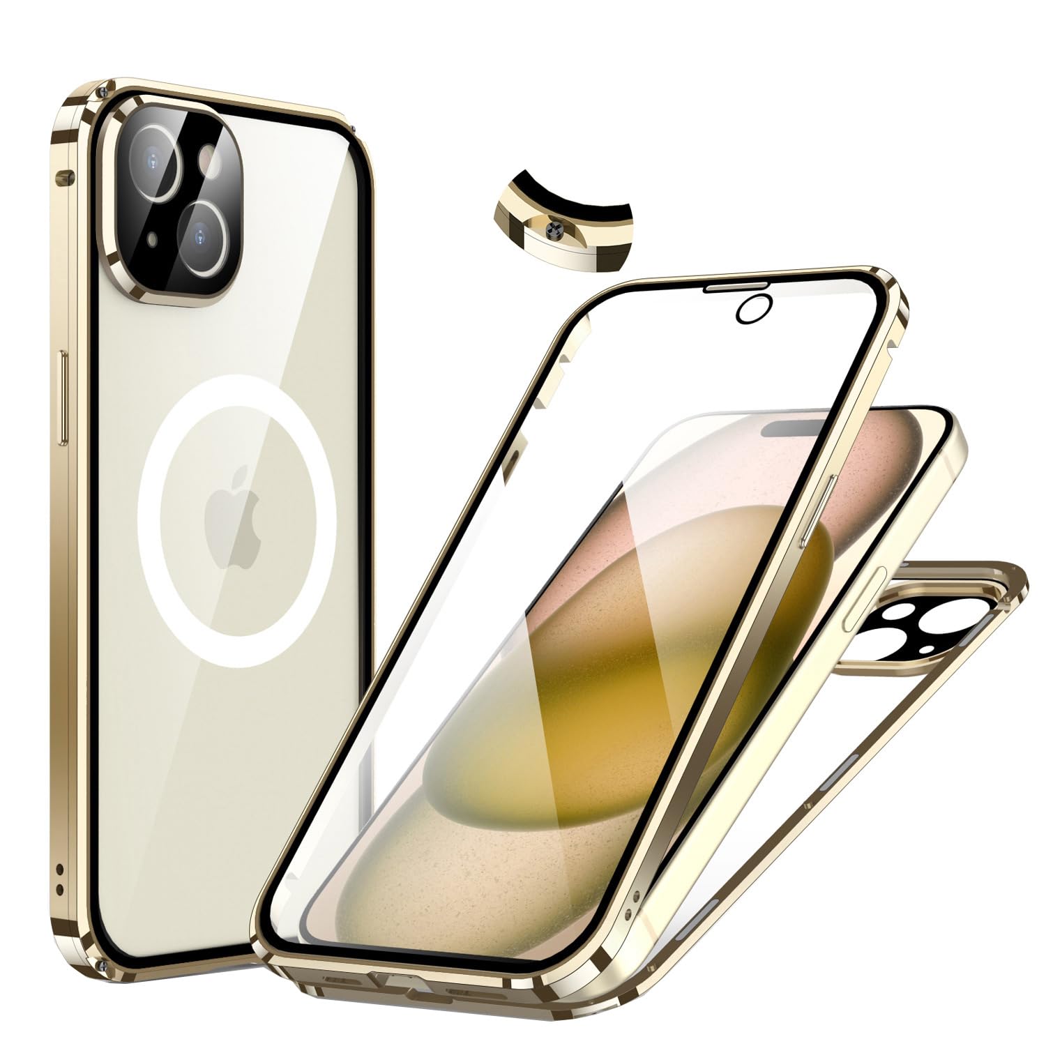 Amazon.co.jp: 【ねじ止め式 Magsafe対応】 iPhone 15 互換品 ケース