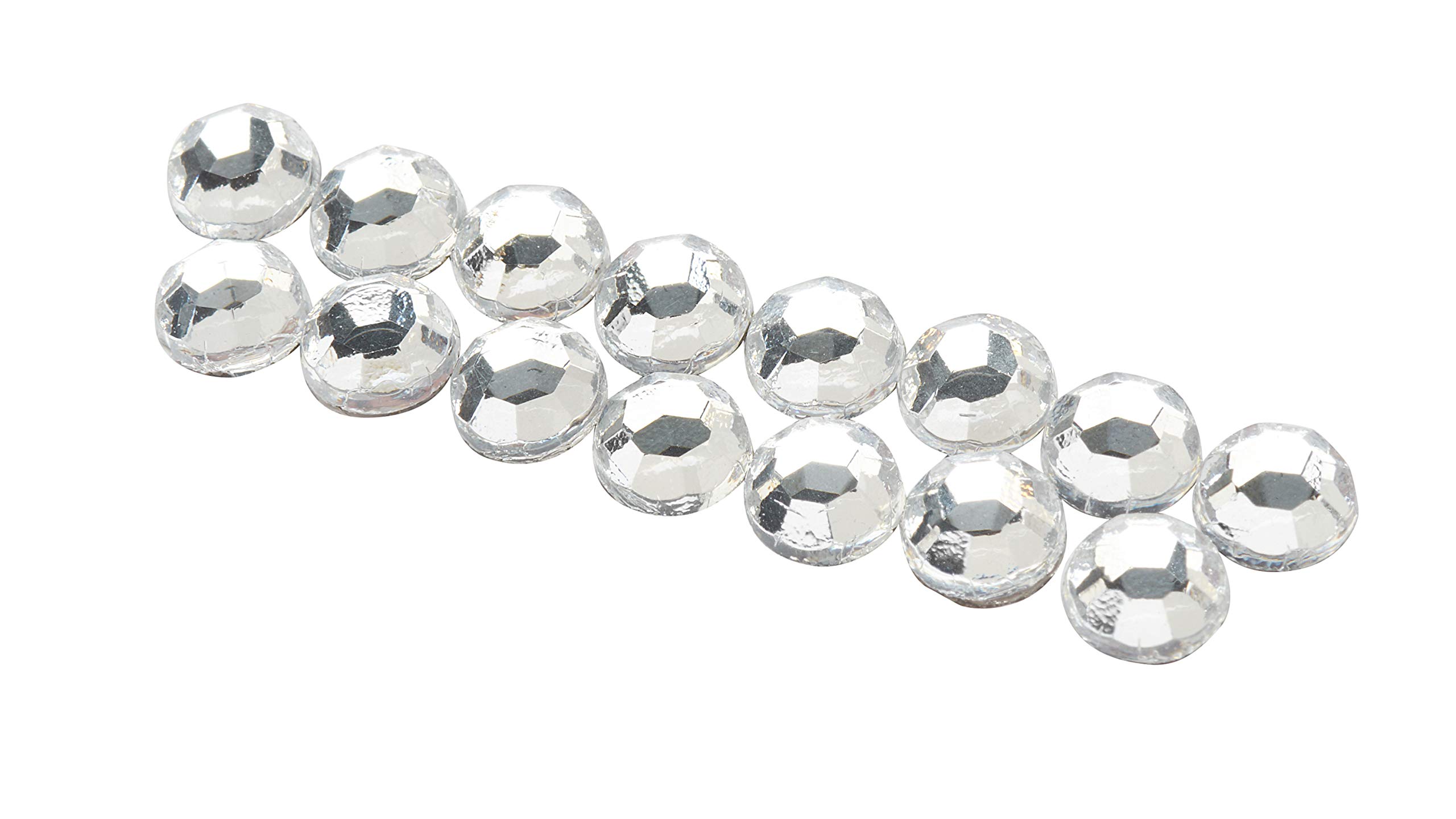 Knorr Prandell 4.5 mm Flat Rhinestones to Iron-On, Pack of 15, Crystal