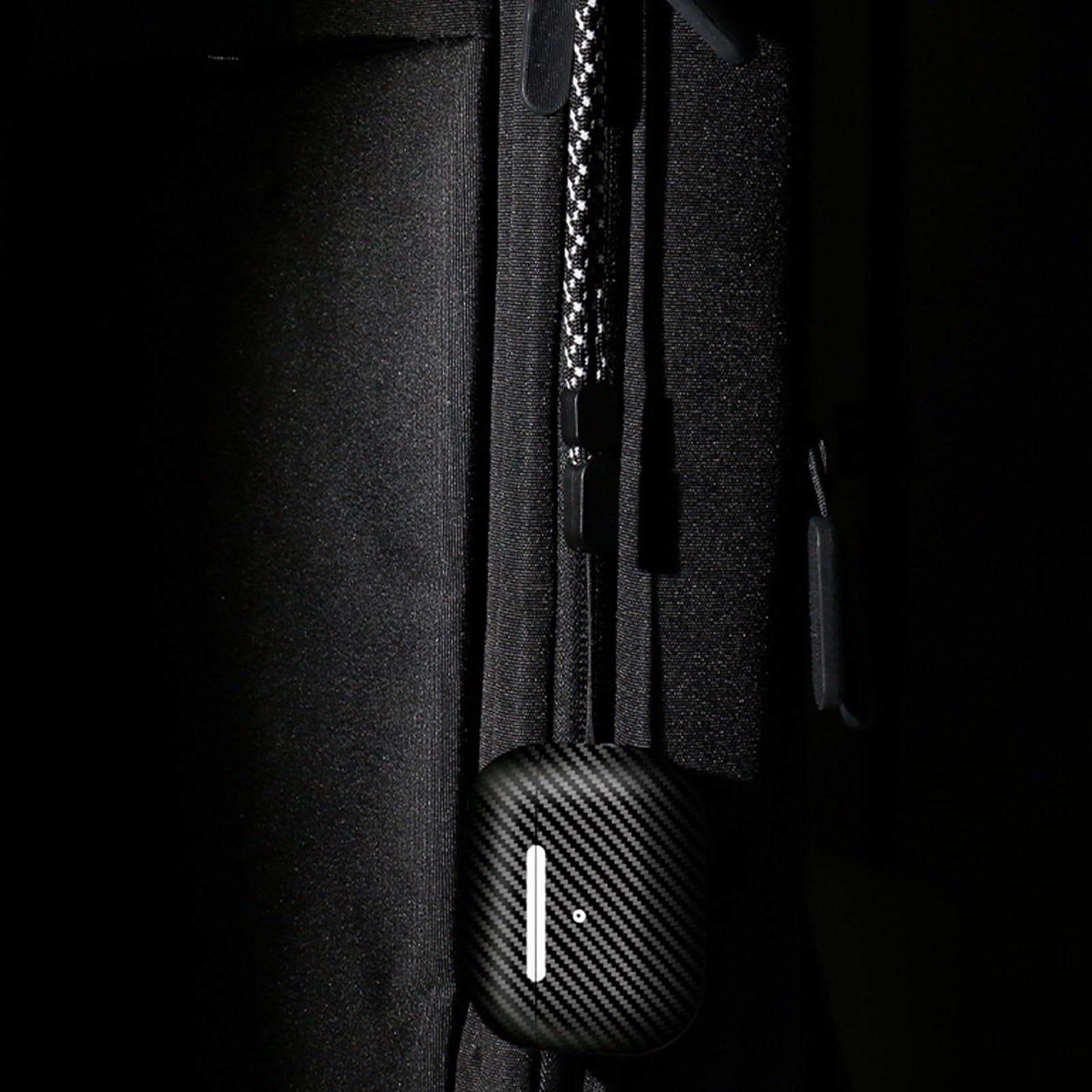 Custodia protettiva sottile in carbonio per auricolari wireless, compatibile con ricarica wireless e resistente ai graffi