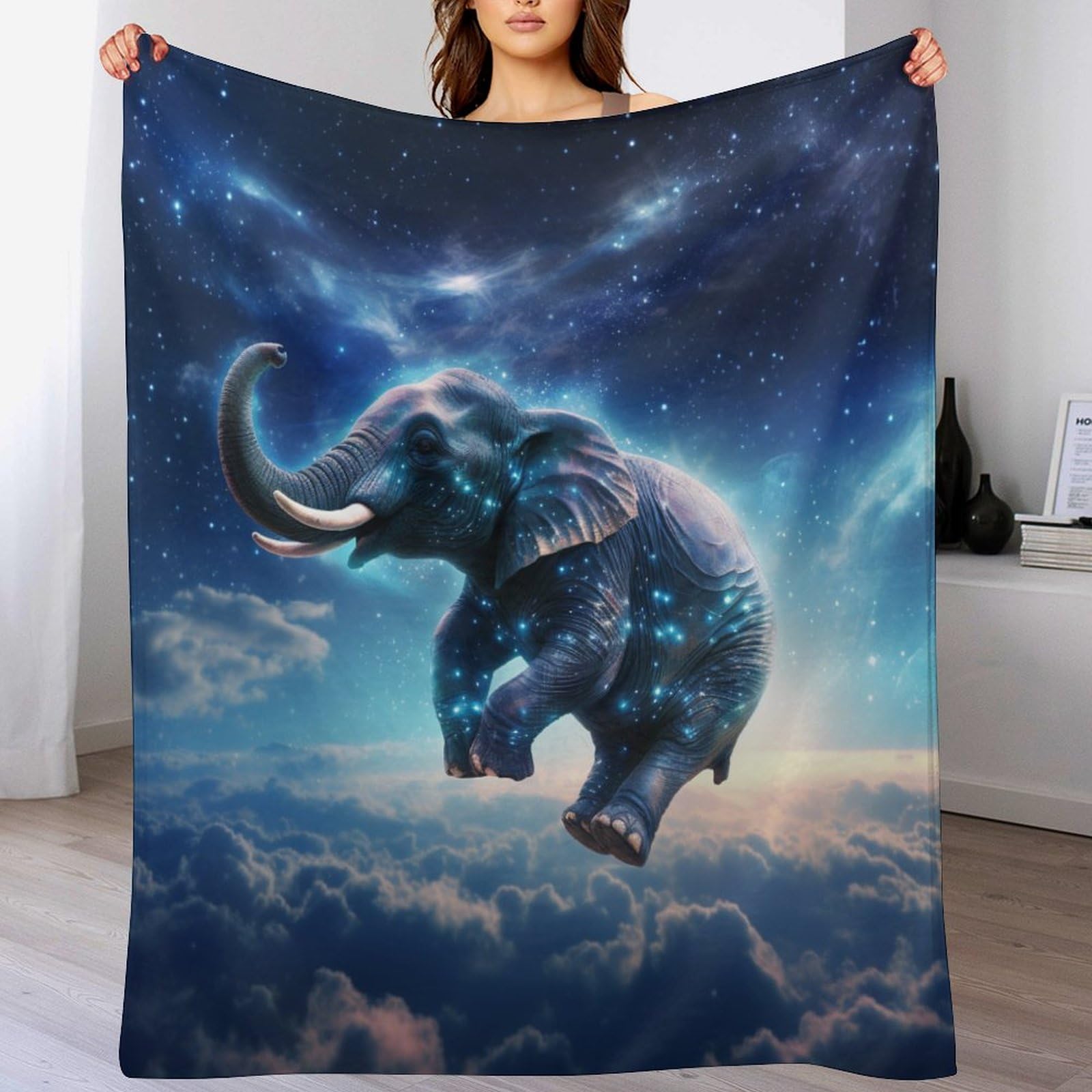 Couverture éléphant douce : le cadeau idéal pour lit et voyage