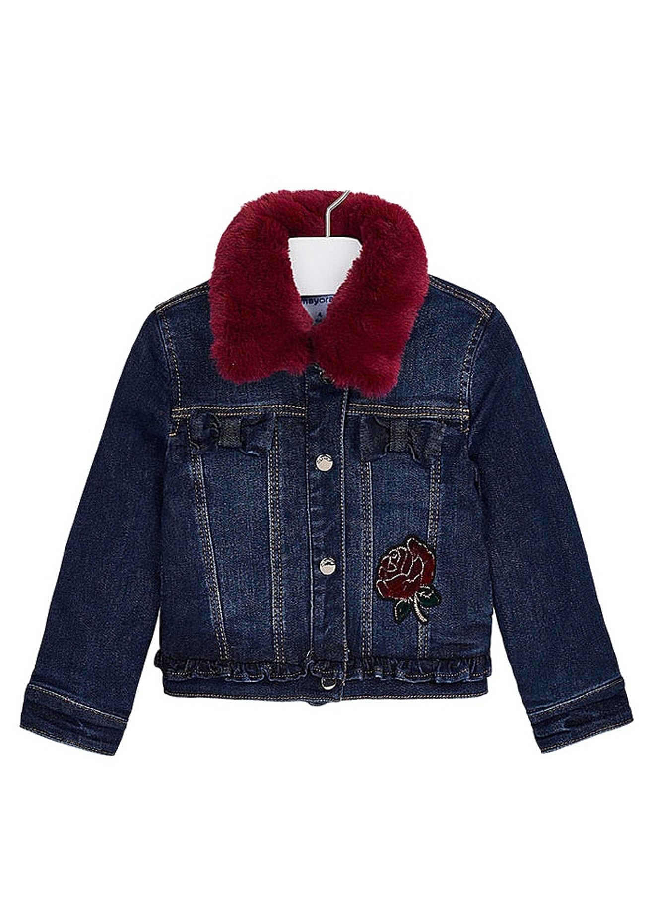 Mayoral Giubbotto Jeans per Bambine e Ragazze Scuro