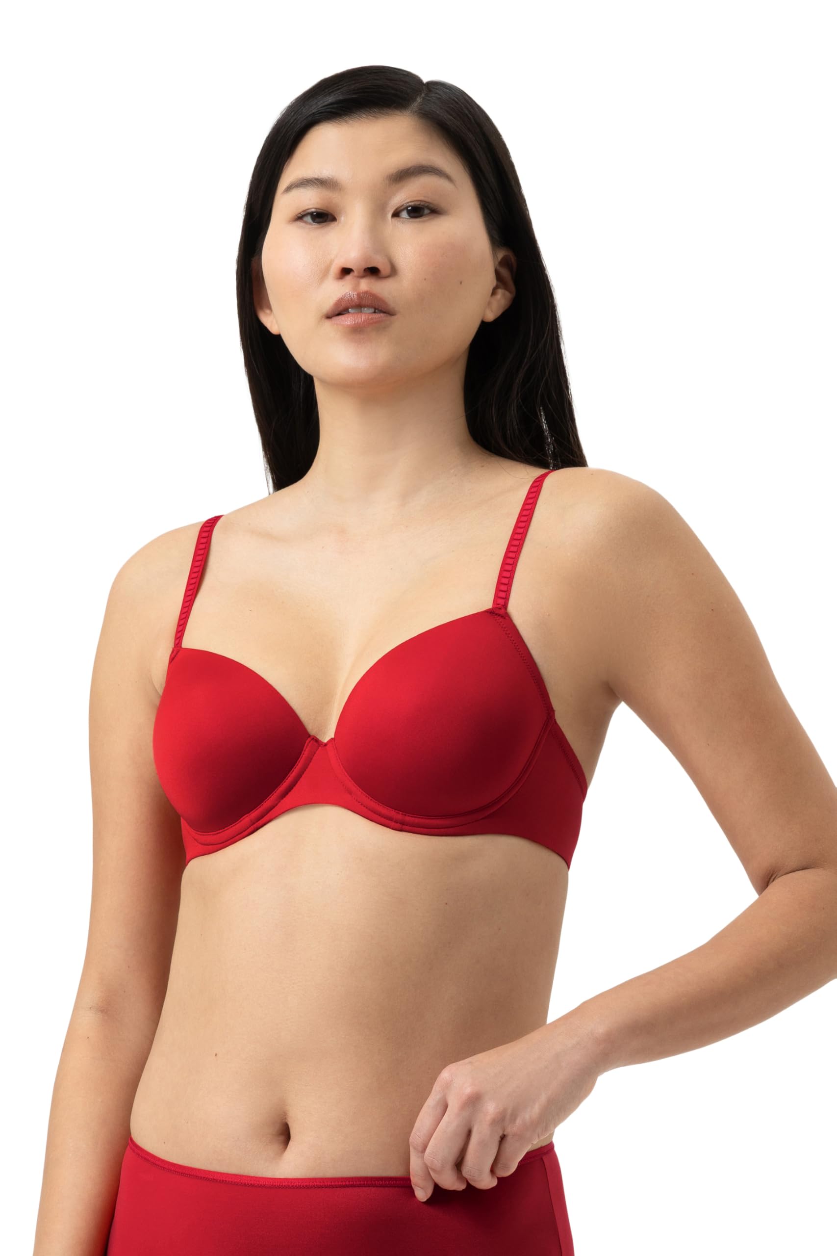 Mey Damen Bi-Stretch-BH: Bi-Stretch-BH, Gepolsterte Glatte Cups, Mit Bügel, Full Cup, Träger individuell verstellbar, Serie Joan