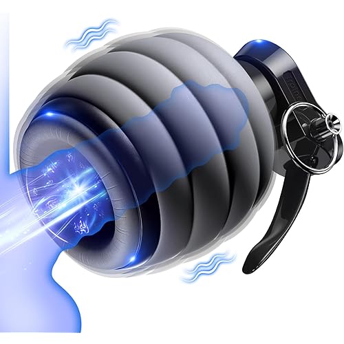 Male Masturbator Male Sex Toys - Adult Toys Male Vibrator with 10 Vibrating Modes for Glans Training & Prolong Endurance, Sex Toys for Men Pleasure, Penis Hands Free Pocket Pussy Male Stroker