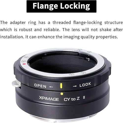 Miniatura 2 de Anillo adaptador de montaje de lente para lente Contax Yashica CY a cámara Nikon Z