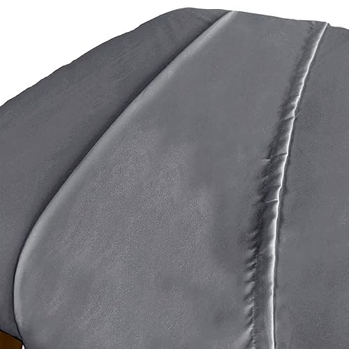 Miniatura 2 de ForPro - Sábana encimera de microfibra premium, color gris frío