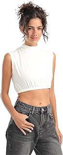 CARINA Womens High Neck Sleeveless Neck Cover Neck Cover