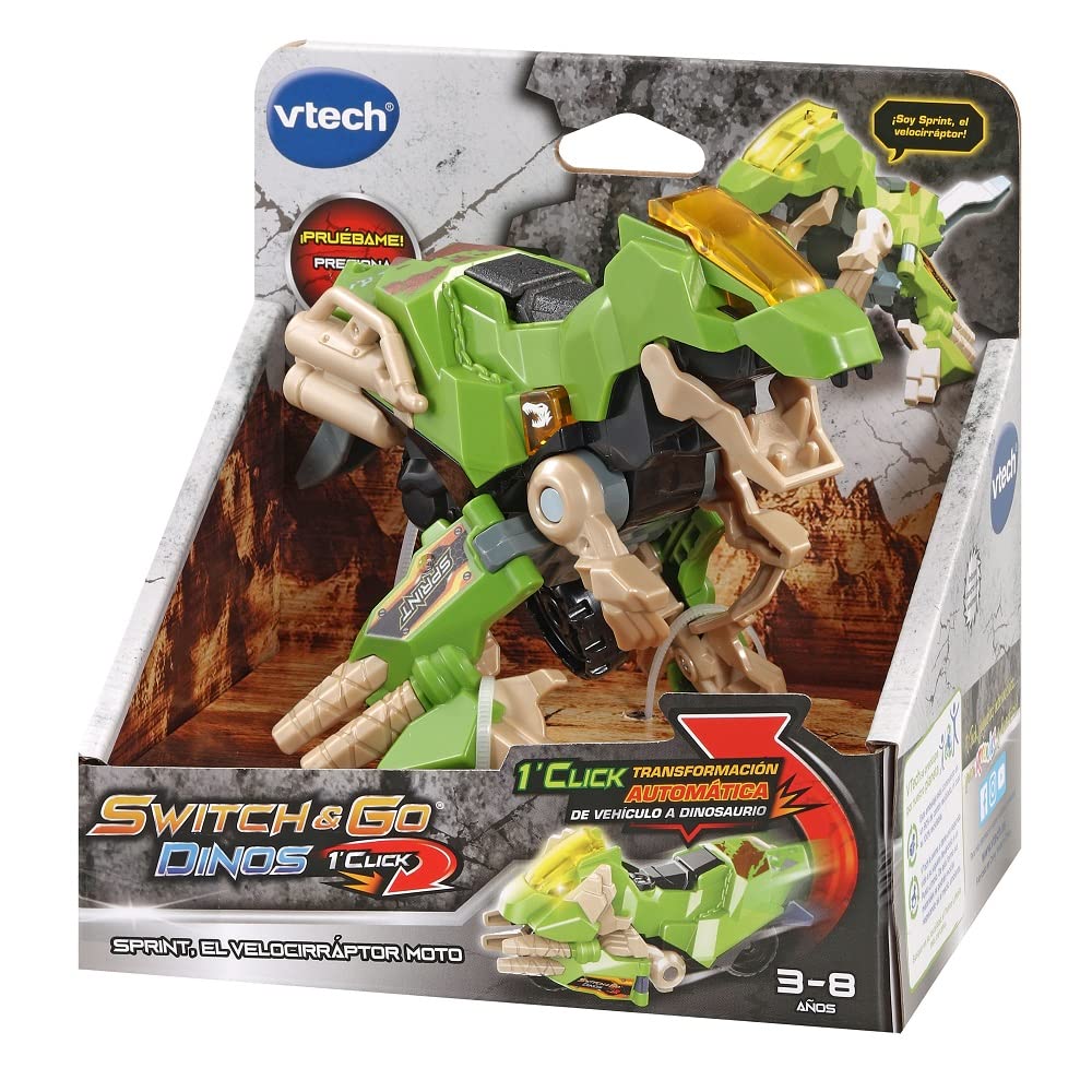 Quantum Heroes Dinoster Dinosaurio Transformable VTech