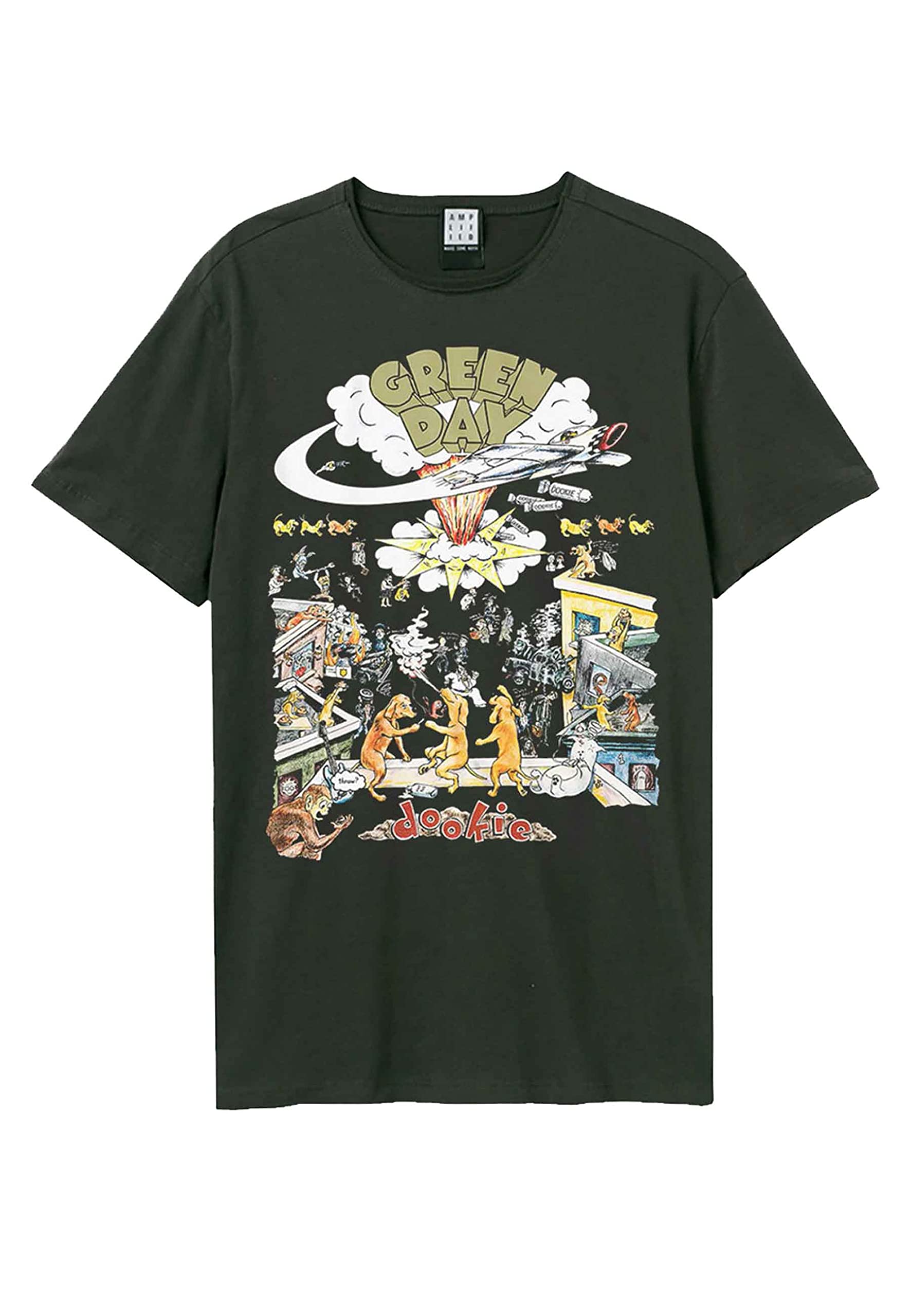 Amplified Greenday Dookie Charcoal T-Shirt (XX)