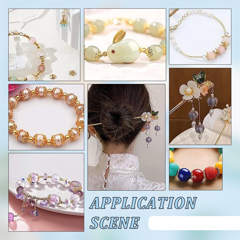 Ornament Caps Replacement PH PandaHall 180pcs 304 Stainless Steel