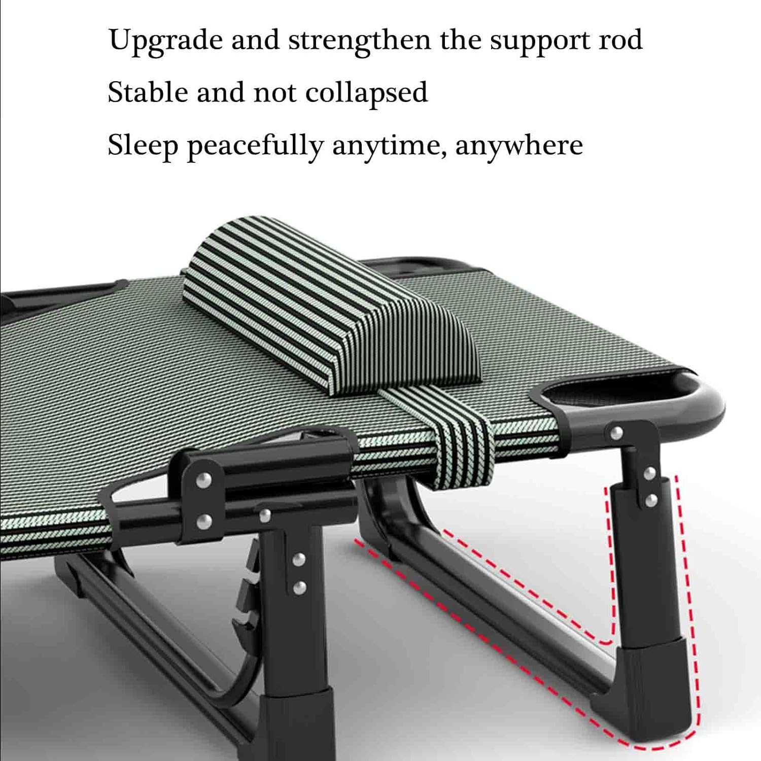 Chaise lounge indoor,lounge chairs for outside,outdoor folding chairs,Thickened and thickened steel pipe, strong and stable, strong load-bearing, suitable for courtyards and outdoor camping ( Size : 1