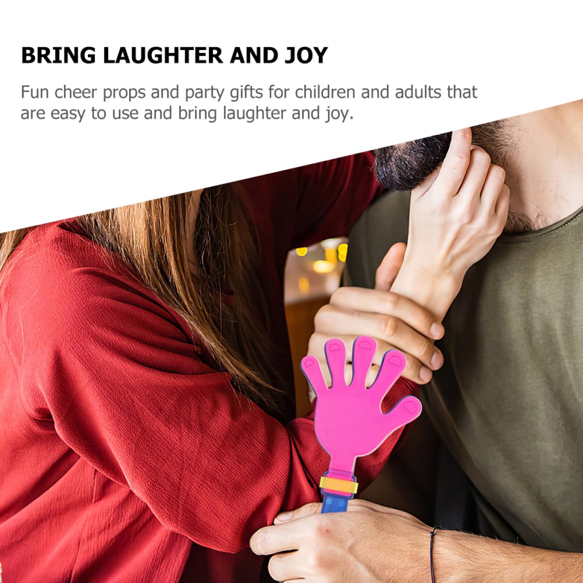 Didiseaon Lot de 20 Claquettes en Plastique pour Fête, Bruiteurs Faciles à Utiliser, Jouets pour Garçon et Filles et Adultes, Accessoires pour Mariages et Carnavals Couleur Aléatoire