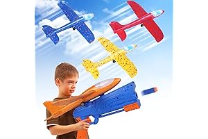 3-Pack Airplane Launcher Toys - Perfect Gliding Planes for Kids