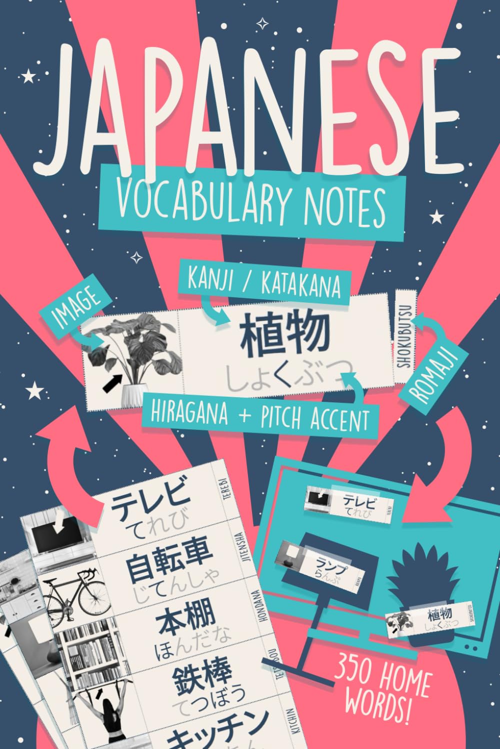Buy Japanese Vocabulary Notes: Transform Your Home Into an Immersive ...