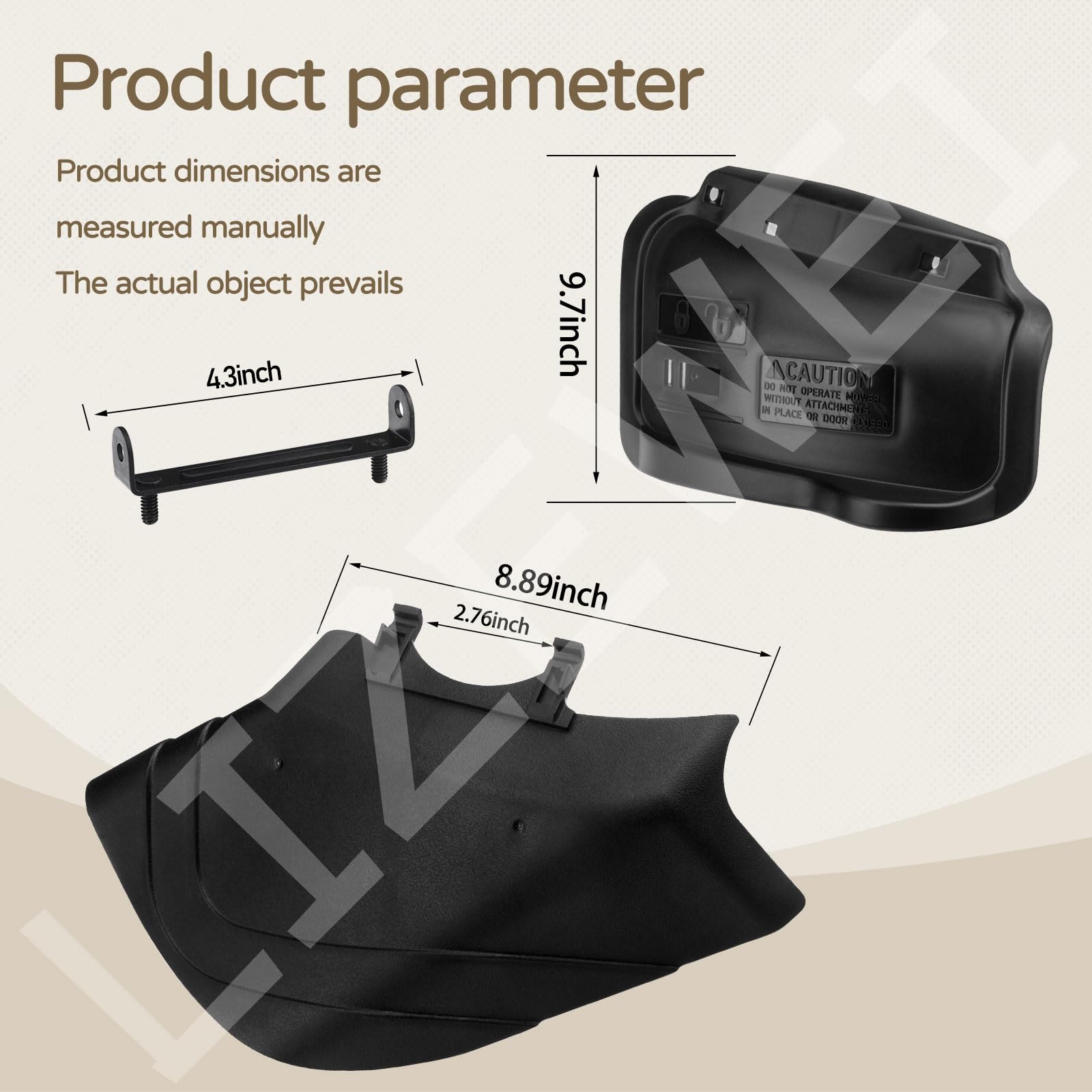 Kit de puerta deflector 532426129 y 532420019 para cortacésped Husqvarna & Craftsman de 22 pulgadas 419942X428 419942X418 583405601 420019