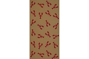 Beistle Lobster Kraft Paper Table Roll Multicolor