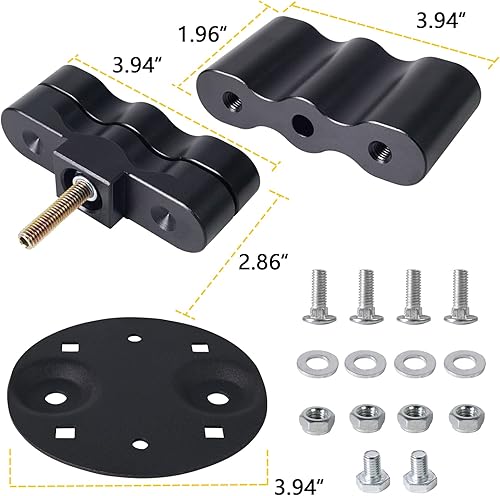 Miniatura 6 de RX-LOX-PM Cerradura de Montaje para Paquete, Montaje de Paquete con Bloqueo con Placa Base de Respaldo y 2 Llaves, Compatible con 1-3 Galones con