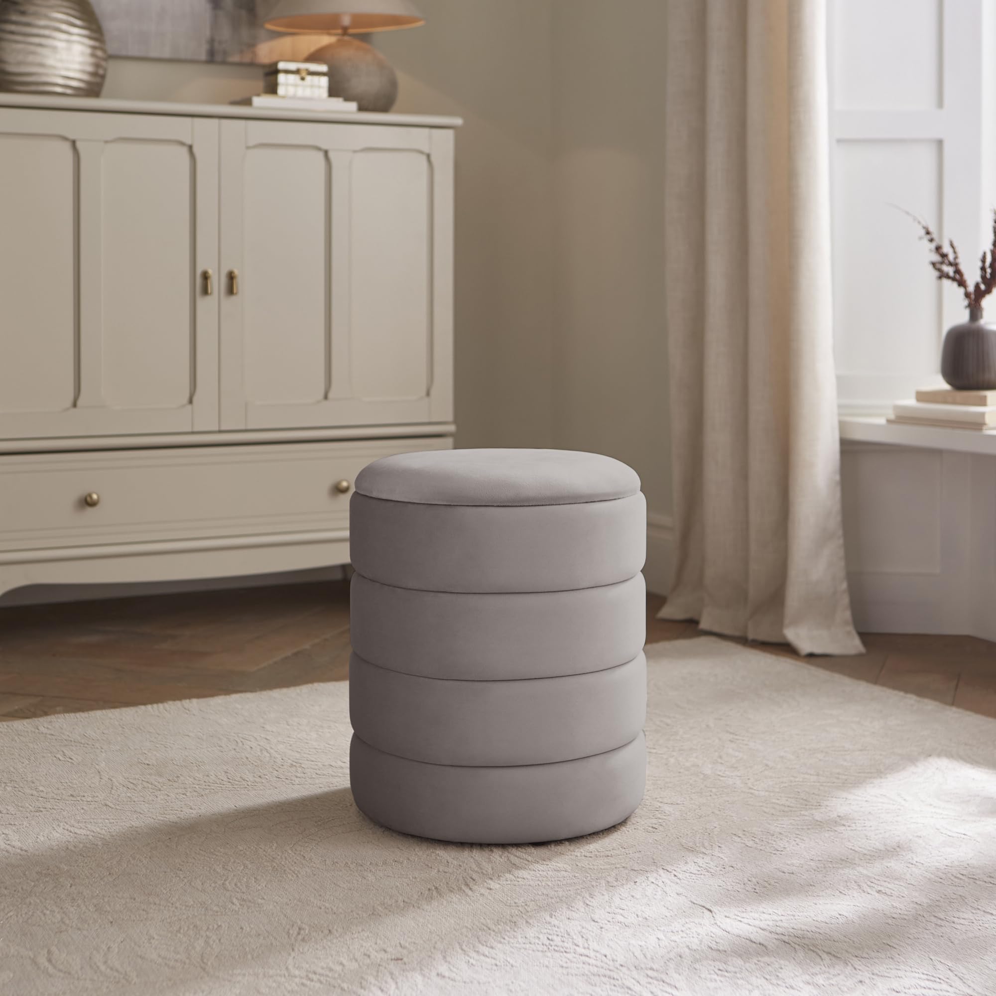  - Klara Velvet Occasional Storage Stool