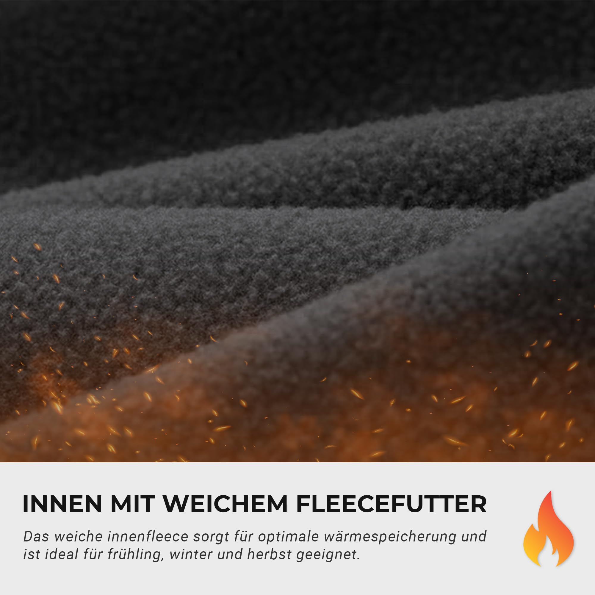 FDX Herren Thermo Winter-Radtrikot Italienischer Roubaix Stoff, Langarm, Leichtes und Warmes Fleece, Atmungsaktiv, Radsportbekleidung für Rennrad & Fahrrad