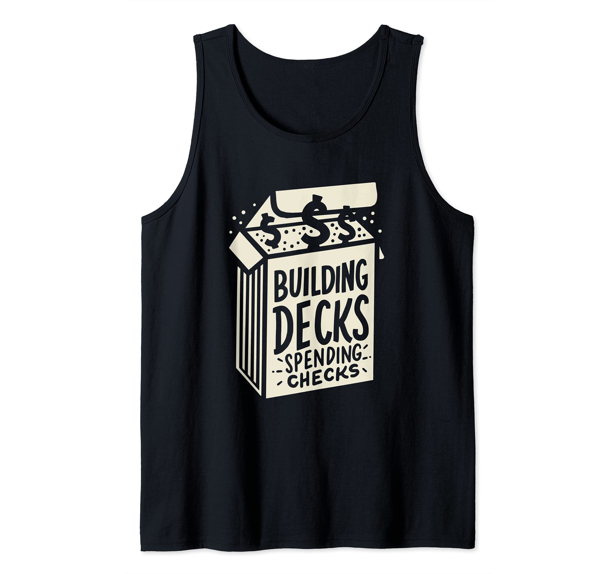 Building Decks Spending Checks TCG Card Collector Card Game Tank Top