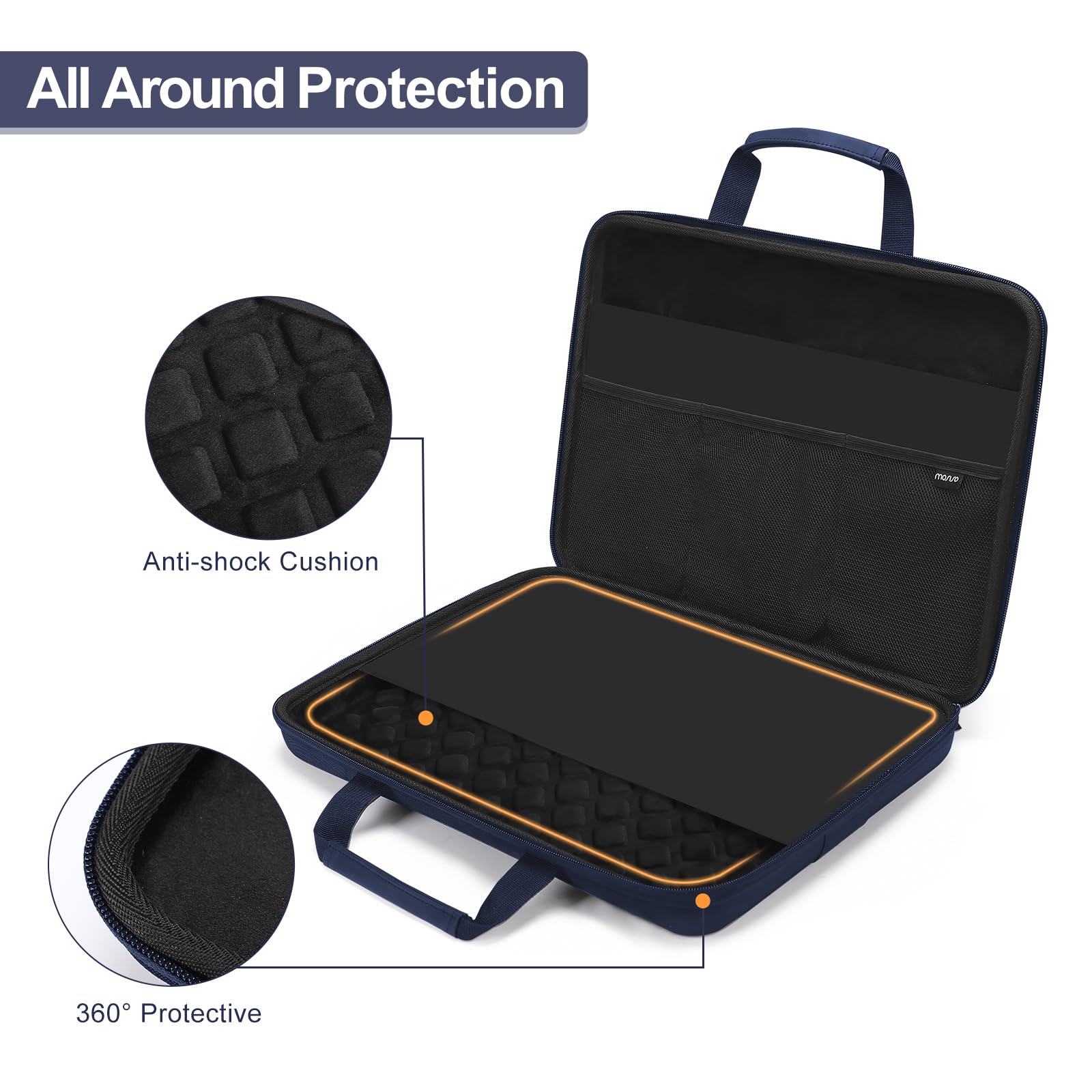 Amazon.com: MOSISO Hard Laptop Case 15-15.6 inch, Shockproof