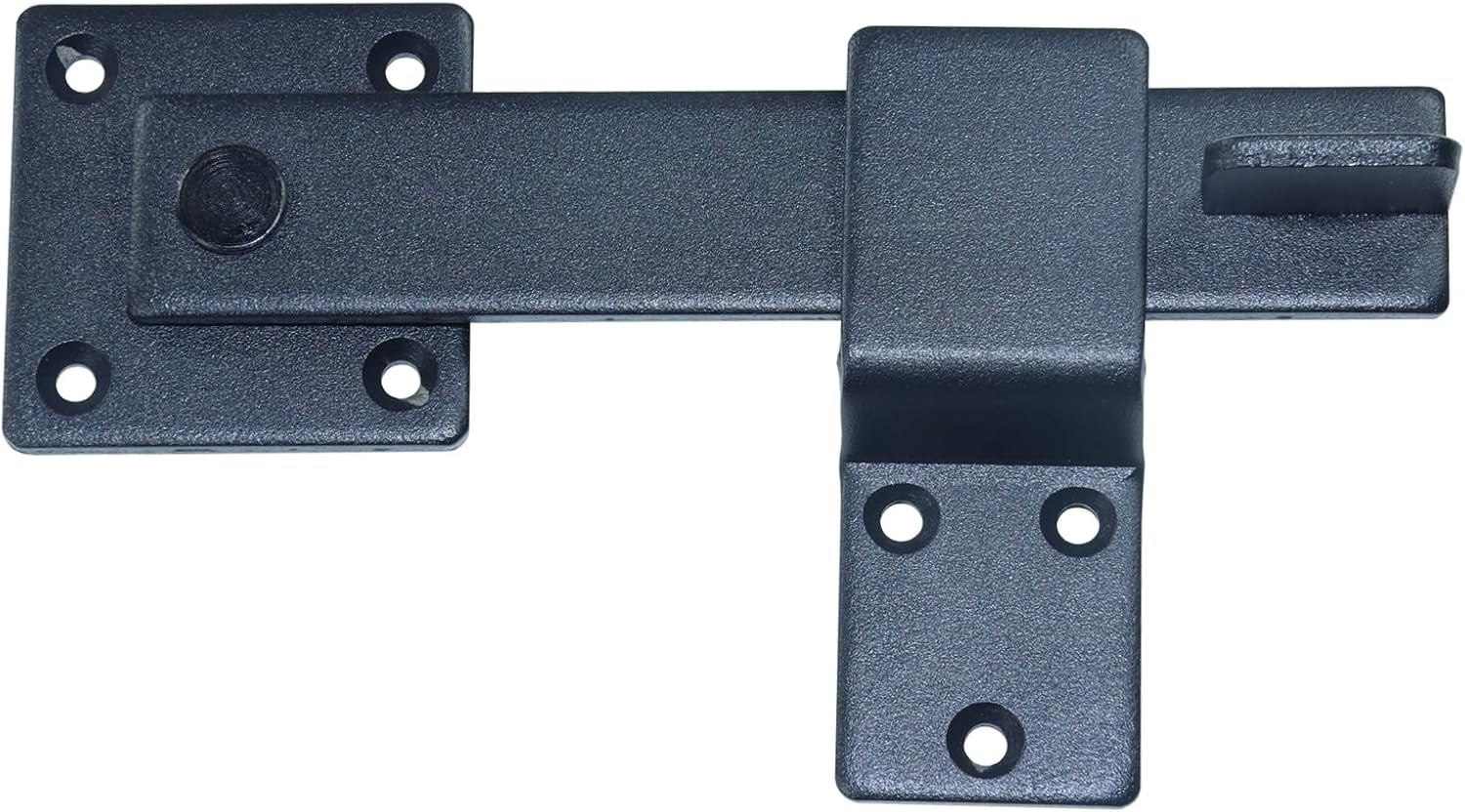 GELASKA 2 Pack Sturdy 6" Farm Flip Fence Gate Latch with Screwdriver, Barn Door Flip Latch Sliding Door Latch Gate for Fence, Shed, Farm, Outdoor Gates, Sliding Doors, Rustic Gate Lock for Cabinet