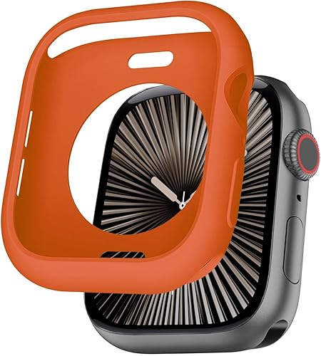 Miniatura 46 de BOTOMALL Funda protectora compatible con Apple Watch de 1.614 pulgadas Series 9, Series 8 Series 7, TPU suave, flexible, delgada, ligera, funda