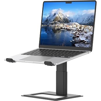 SOUNDANCE Laptop Stand for Desk Adjustable Ergonomic Laptop Stand for Desk