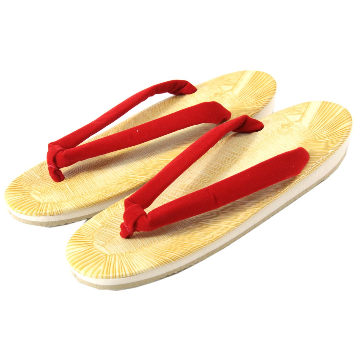 Amazon | 雪駄 レディース 赤鼻緒 23.5cm M-size | 下駄・草履