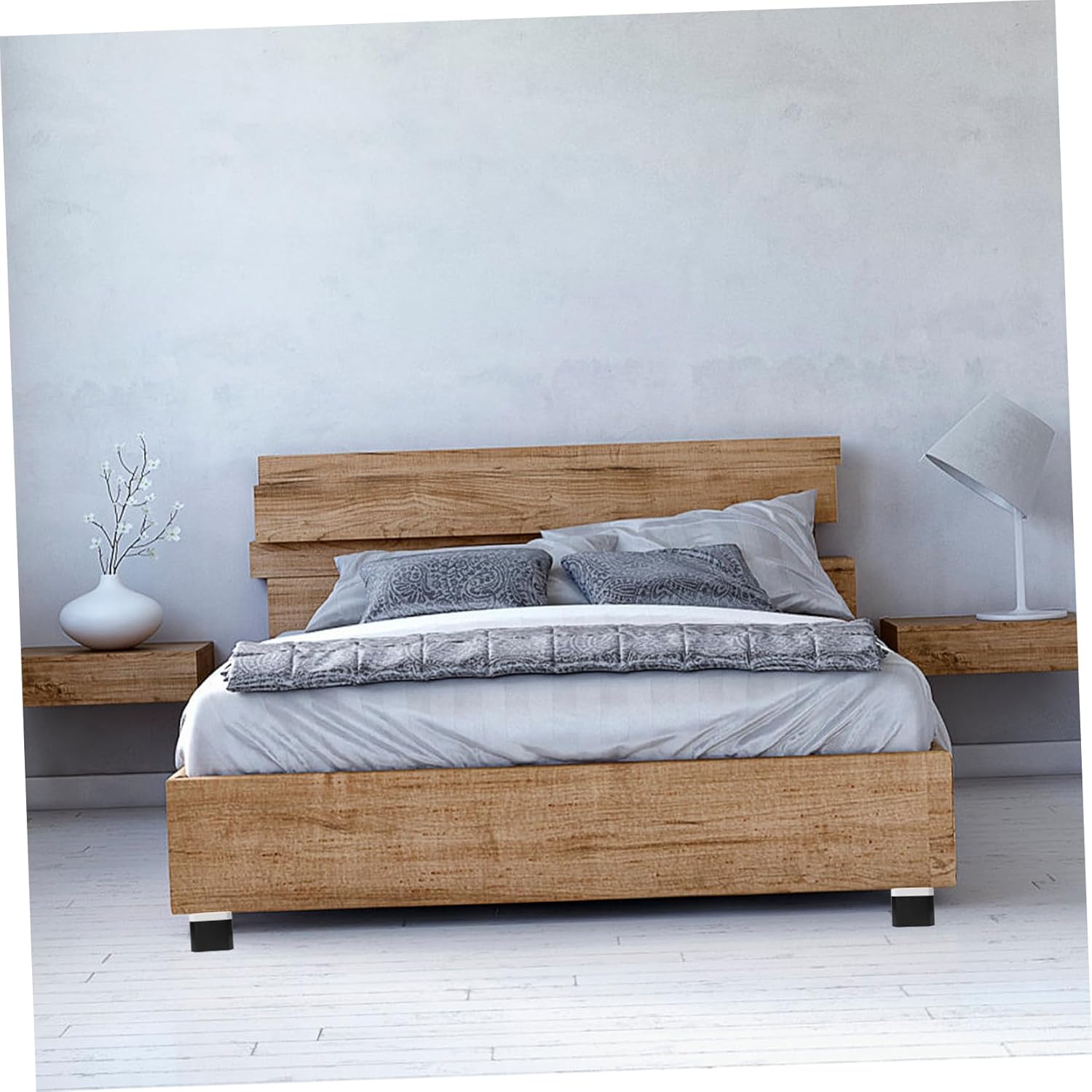 4pcs Heavy Duty Bed Risers Non- Furniture Lifting Pads for Bed Couch and Desk Height for Better Storage and Comfort