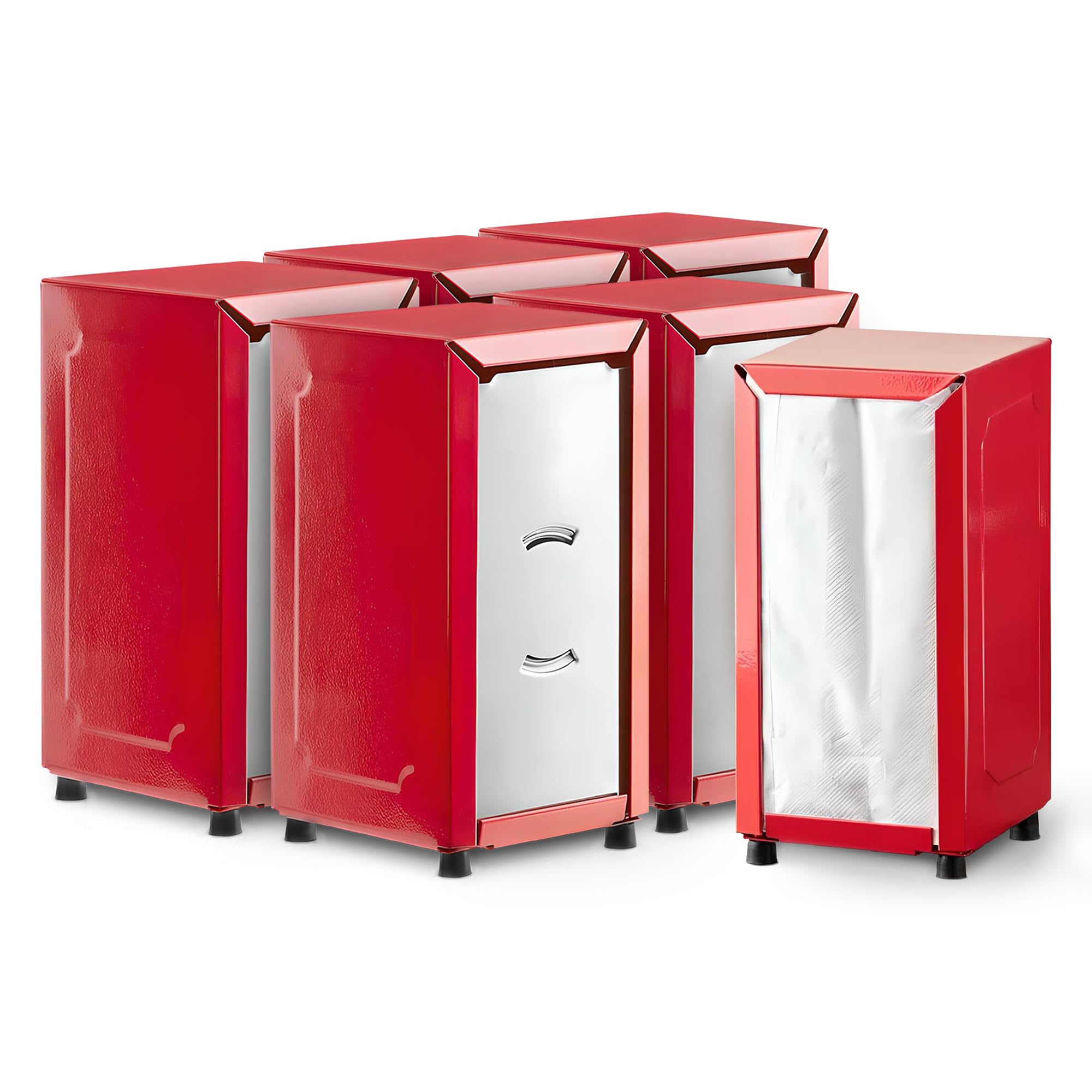OCS Parts Dispensador de servilletas, color rojo