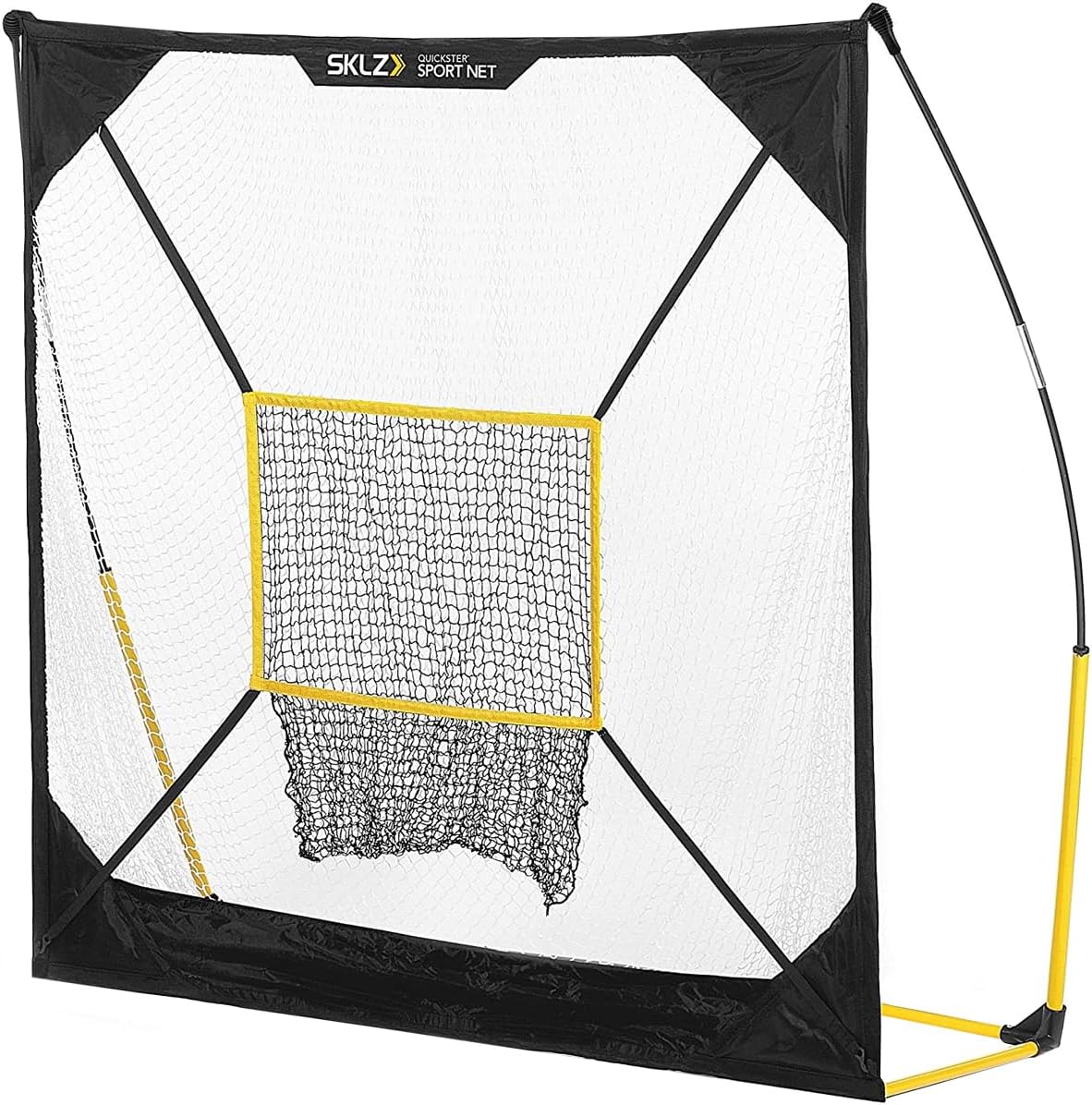 SKLZ Quickster 7x7 Portable Baseball & Softball Hitting Net - Quick Setup Training Aid for All Ages
