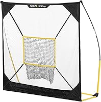 SKLZ Quickster 7x7 Portable Baseball & Softball Hitting Net - Quick Setup Training Aid for All Ages