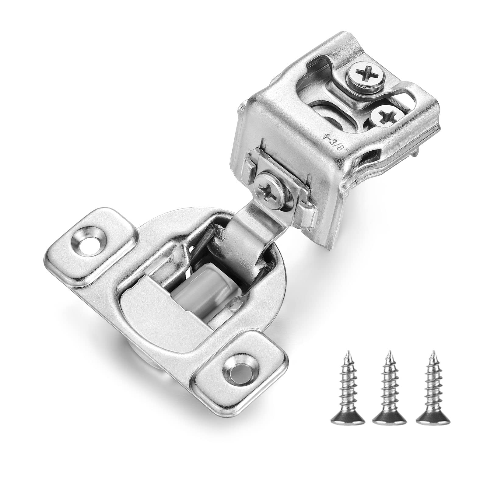 Soft Close Cabinet Hinges - 1" Overlay, 4 Pack -10