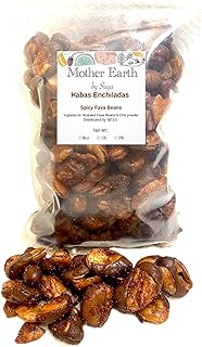 Habas Enchiladas Mexicanas, Toasted Chili Seasoned Fava beans Authentic Mexican Style Premium Quality (8 oz)