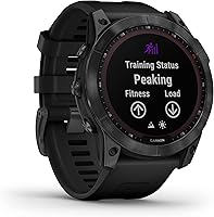 Vista 17 de Garmin Fenix 7X Solar Multisport Reloj GPS gris pizarra con correa negra