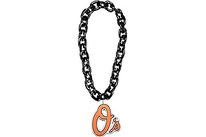 MLB Silver Plated Baltimore Orioles Wood Bat Homerun Chain
