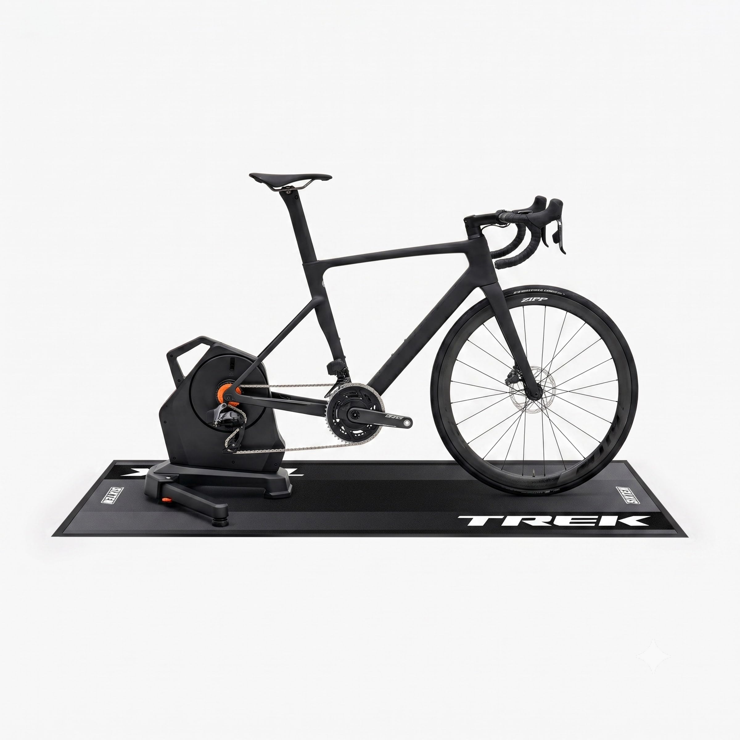 Mata rowerowa do trenera domowego 65x180 SIXTEN - mata treningowa antywibracyjna i dźwiękochłonna - ochrona podłogi do rowerów wewnętrznych - trwała i przyjazna dla środowiska